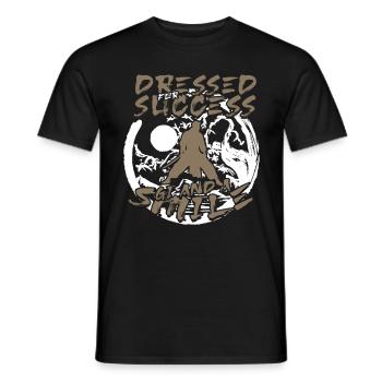 Aikido Dressed For Success GI And A Smile - Männer T-Shirt - Schwarz - Vorne - AI Model Male 178 light (178cm)