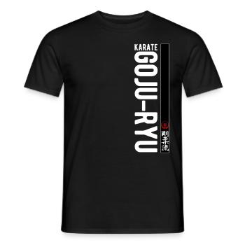 Karate Goju Ryu Kanji Kampfkunst Japan - Männer T-Shirt - Schwarz - Vorne - AI Model Male 178 light (178cm)