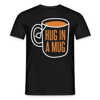 Cup Teapot Tea Tea Bag - Men's T-Shirt - black - Front - AI Model Male 178 light (178cm)