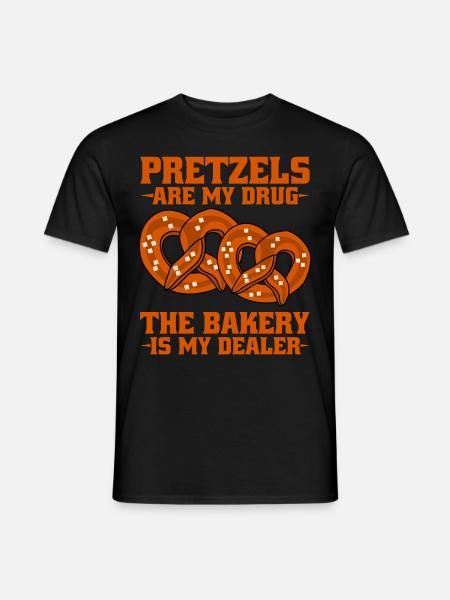 Bretzels Bretzel - T-shirt homme - noir
