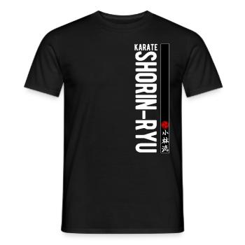 Karate Shorin Ryu Kanji Kampfkunst Japan - Männer T-Shirt - Schwarz - Vorne - AI Model Male 178 light (178cm)