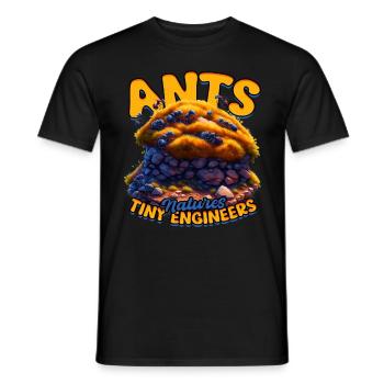 Ameisen Ameisenzucht Ameisenzüchter - Männer T-Shirt - Schwarz - Vorne - AI Model Male 178 light (178cm)