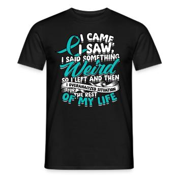 Trouble anxieux Troubles anxieux - T-shirt homme - noir - Devant - AI Model Male 178 light (178cm)