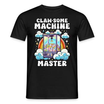 Pince Claw-Some Machine Master - T-shirt homme - noir - Devant - AI Model Male 178 light (178cm)