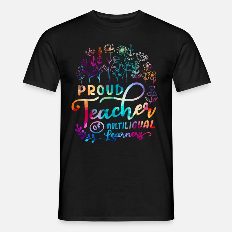 Englischlehrer Englischlehrerin Lehrer - Männer T-Shirt - Schwarz