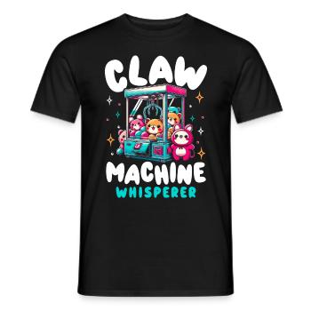 Pince Pince Claw Machine Whisperer - T-shirt homme - noir - Devant - AI Model Male 178 light (178cm)