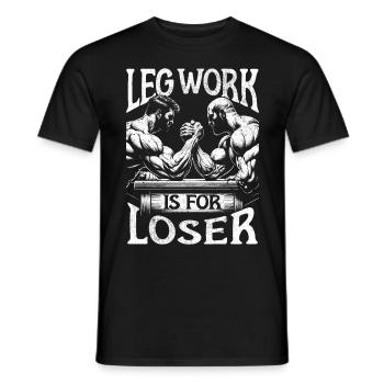 Armdrücken Armwrestling - Männer T-Shirt - Schwarz - Vorne - AI Model Male 178 light (178cm)