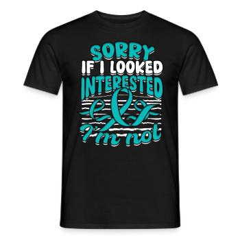 Anxiety disorder Anxiety disorders - Men's T-Shirt - black - Front - AI Model Male 178 light (178cm)