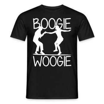 Boogie Woogie Danse Danse Swing - T-shirt homme - noir - Devant - AI Model Male 178 light (178cm)