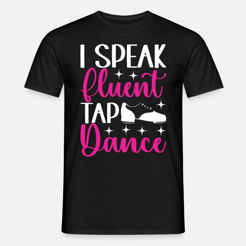 Stepptanz Stepptänzer - Männer T-Shirt - Schwarz