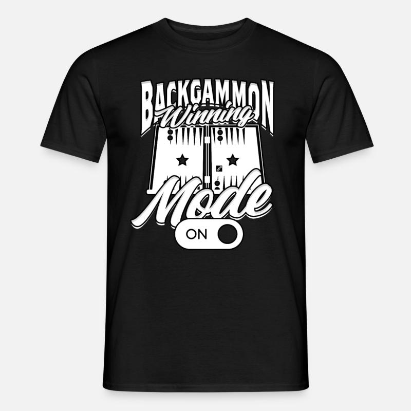 Backgammon Winning Mode On - Men’s T-shirt - black