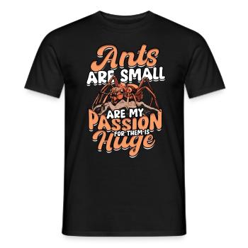 Ameisenzüchter Ameisenzucht Ameisen - Männer T-Shirt - Schwarz - Vorne - AI Model Male 178 light (178cm)