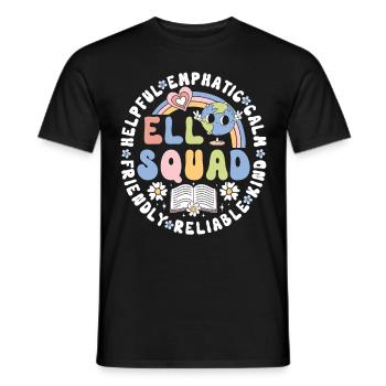 Englischlehrerin Englischlehrer Nachhilfelehrer - Männer T-Shirt - Schwarz - Vorne - AI Model Male 178 light (178cm)