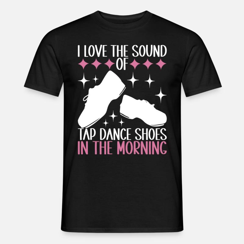 Stepptanz Stepptänzer - Männer T-Shirt - Schwarz