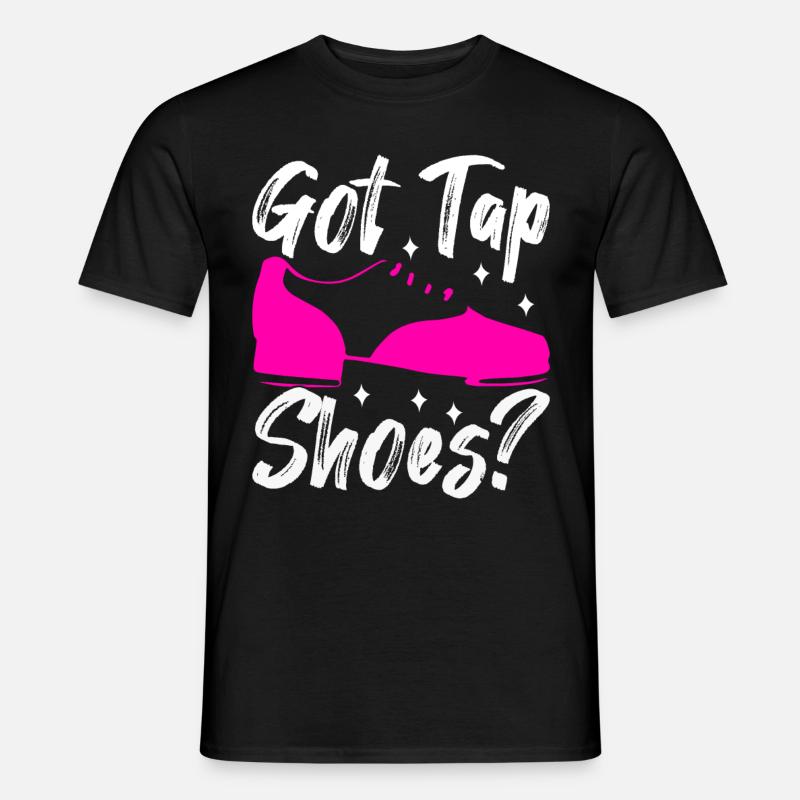 Stepptanz Stepptänzer - Männer T-Shirt - Schwarz
