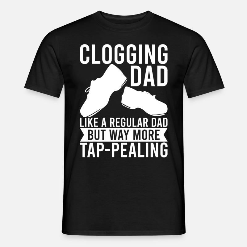 Stepptanz Stepptänzer - Männer T-Shirt - Schwarz