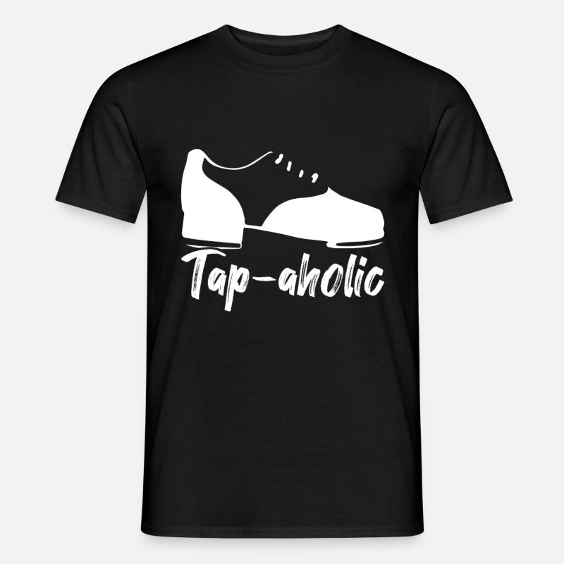 Stepptanz Stepptänzer - Männer T-Shirt - Schwarz