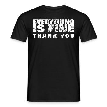 Misanthrop Dislike Misanthropist Grumpy - Männer T-Shirt - Schwarz - Vorne - AI Model Male 178 light (178cm)