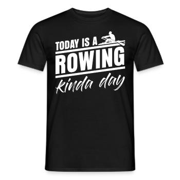 Rowing Club Paddle Rowing Boat - Männer T-Shirt - Schwarz - Vorne - AI Model Male 178 light (178cm)