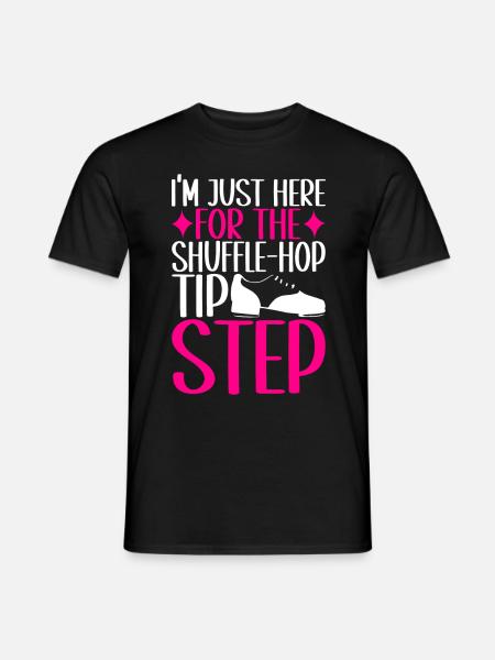 Stepptanz Stepptänzer - Männer T-Shirt - Schwarz