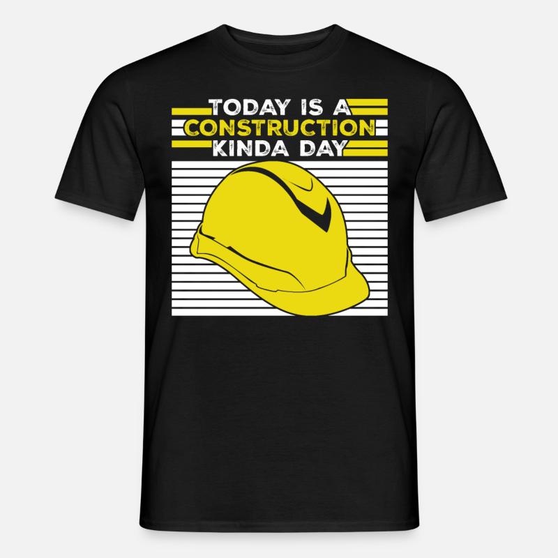 Construction Site Construction Manager - Männer T-Shirt - Schwarz