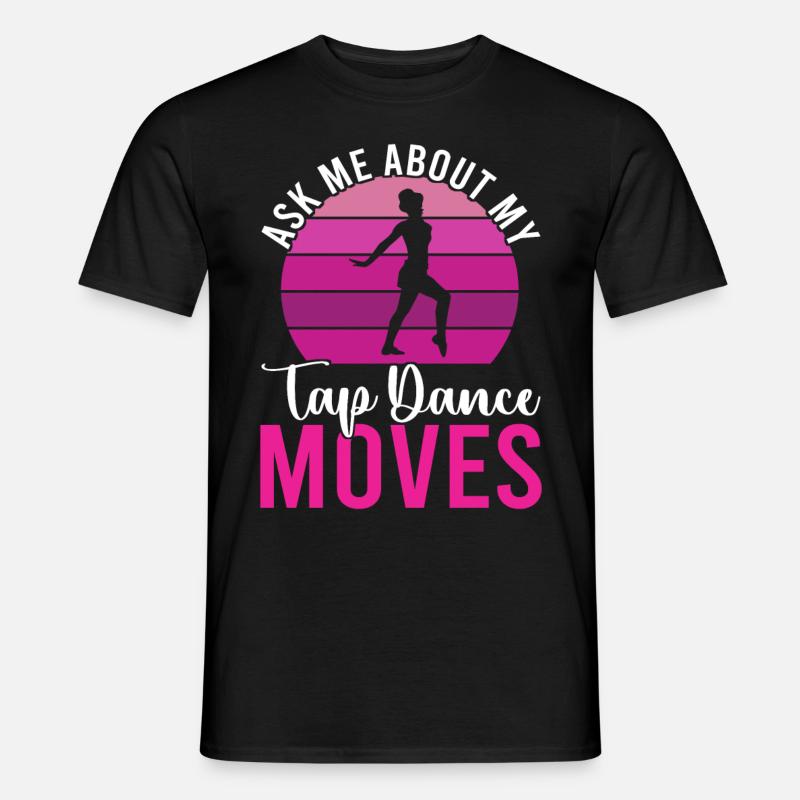 Stepptanz Stepptänzer - Männer T-Shirt - Schwarz