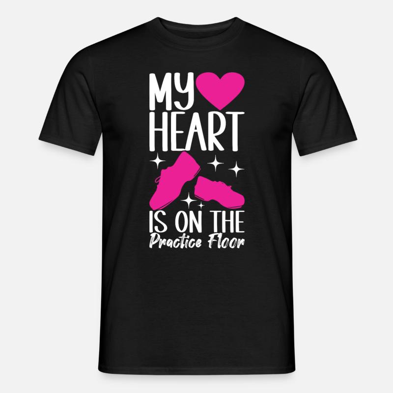 Stepptanz Stepptänzer - Männer T-Shirt - Schwarz