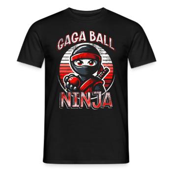 Gagaball Gaga Ball Ninja - T-shirt homme - noir - Devant - AI Model Male 178 light (178cm)