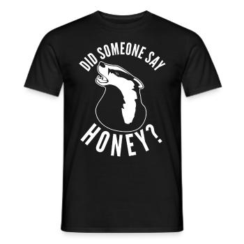 Honey Badgers Honeybadger Honey Badger - Männer T-Shirt - Schwarz - Vorne - AI Model Male 178 light (178cm)