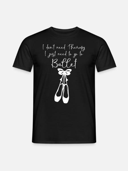 Ballerina Shoes Ballet Dancer - Men's T-Shirt - black