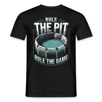 Gagaball Gaga Ball Ballon Chasseur - T-shirt homme - noir - Devant - AI Model Male 178 light (178cm)