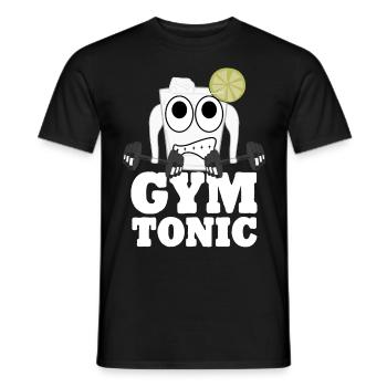 Gym Tonic Motivation Bodybuilding - Männer T-Shirt - Schwarz - Vorne - AI Model Male 178 light (178cm)