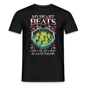 Gagaball Gaga Ball Ballon Chasseur - T-shirt homme - noir - Devant - AI Model Male 178 light (178cm)