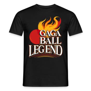 Gagaball Gaga Ball Légende - T-shirt homme - noir - Devant - AI Model Male 178 light (178cm)