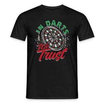 Dart Dartspieler Darter - Männer T-Shirt - Schwarz - Vorne - AI Model Male 178 light (178cm)
