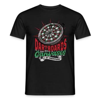 Dart Dartspieler Darter - Männer T-Shirt - Schwarz - Vorne - AI Model Male 178 light (178cm)