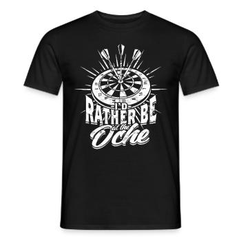 Dart Dartspieler Darter - Männer T-Shirt - Schwarz - Vorne - AI Model Male 178 light (178cm)