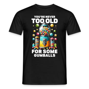 Süßigkeitenspender Kaugummiautomat - Männer T-Shirt - Schwarz - Vorne - AI Model Male 178 light (178cm)