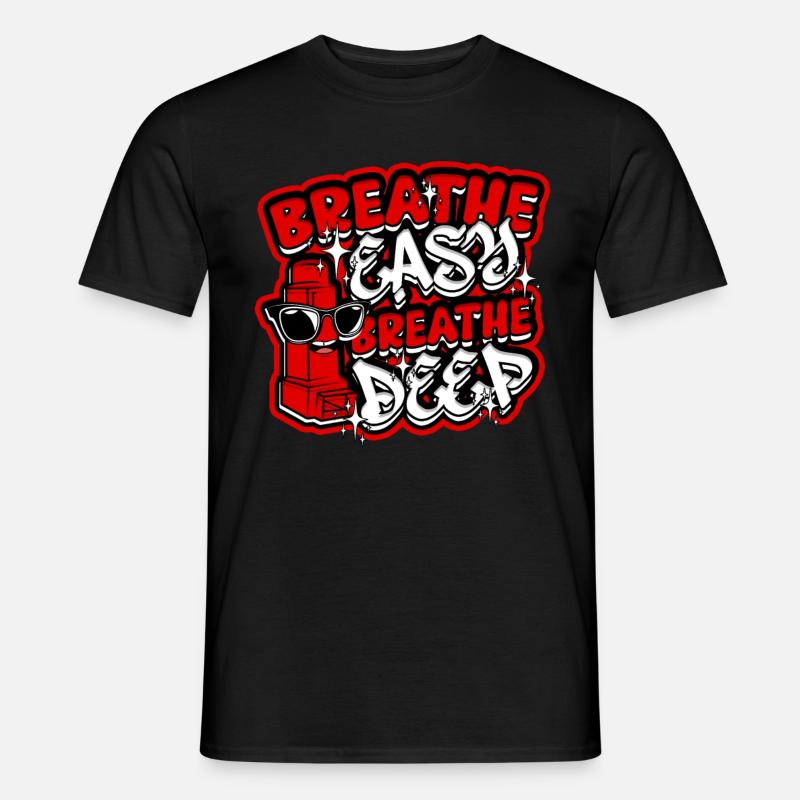 Asthma Asthmatics - Men's T-Shirt - black