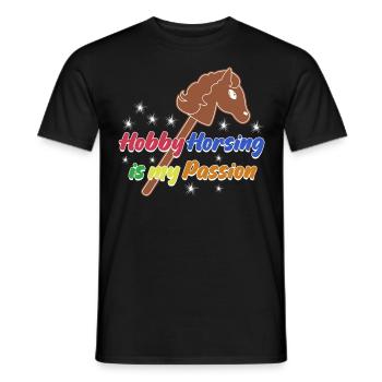 Hobby Horsing Hobby Horse - Männer T-Shirt - Schwarz - Vorne - AI Model Male 178 light (178cm)