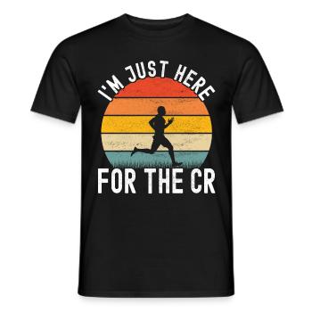 XC Running Lauf Läufer Cross Country - Männer T-Shirt - Schwarz - Vorne - AI Model Male 178 light (178cm)