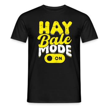 Farmer Hay Paille Balles de paille Balles de foin - T-shirt homme - noir - Devant - AI Model Male 178 light (178cm)