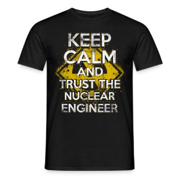 Nuclear Technician Nuclear Engineer - Men's T-Shirt - black - Front - AI Model Male 178 light (178cm)