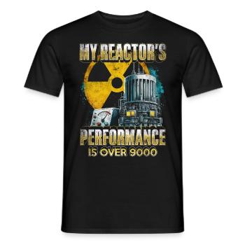 Nuclear Technician Nuclear Engineer - Men's T-Shirt - black - Front - AI Model Male 178 light (178cm)