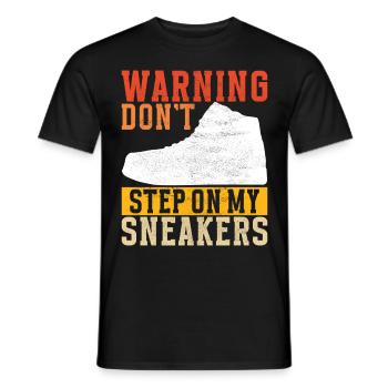 Sneakerhead Collectionneur de baskets - T-shirt homme - noir - Devant - AI Model Male 178 light (178cm)