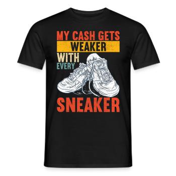 Sneakerhead Sneaker Collector - T-shirt homme - noir - Devant - AI Model Male 178 light (178cm)