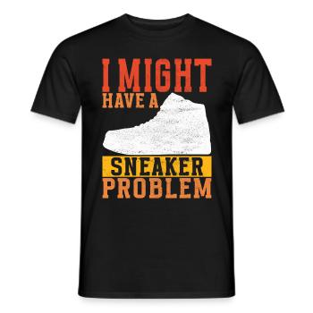 Sneakerhead Collectionneur de baskets - T-shirt homme - noir - Devant - AI Model Male 178 light (178cm)