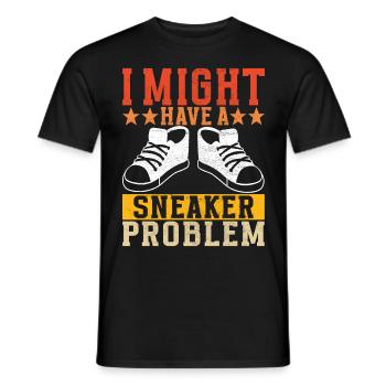 Sneakerhead Collectionneur de baskets - T-shirt homme - noir - Devant - AI Model Male 178 light (178cm)