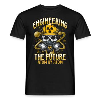 Nuclear Engineer Nuclear Technician - Men's T-Shirt - black - Front - AI Model Male 178 light (178cm)