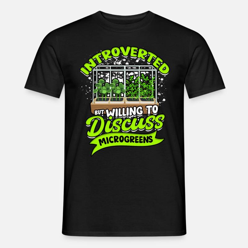Microgreen Microgreens - Men’s T-shirt - black